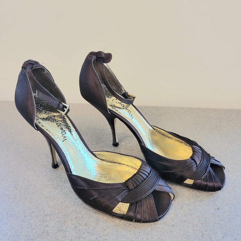 Sam Edelman Brown Satin Shoes
